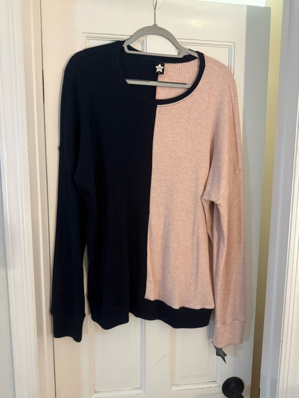 Pixie Lane XL Colorblock Waffle Knit- New with tags!